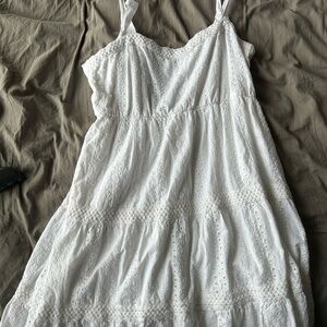 Never Worn!! White Cottagecore Dress
